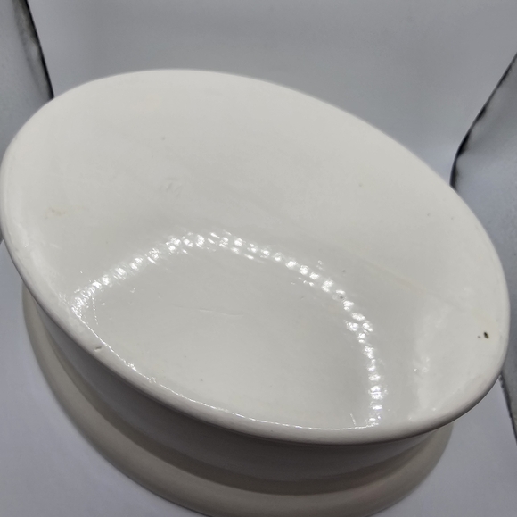 Vintage Hand Painted Vegetable Pot Ceramic Cookie Jar Serving Dish Marked As Is - Picture 12 of 16